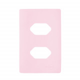 Placa p/ 2 Tomadas 4x2 - Novara Especiais Petala